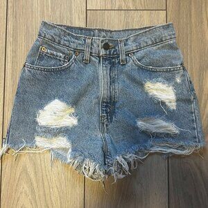 Levi's High-Waisted Denim Shorts